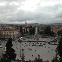 Photo taken at Piazza del Popolo by Michael K. on 5/6/2013