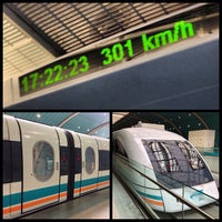 Photo taken at Maglev Train PVG Station by Roman M. on 8/2/2013