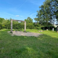 Photo taken at Birkenwäldchen im Mauerpark by Megan Allison on 6/5/2021