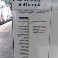 Photo taken at Platform 4 (E&amp;#39;bound District) by Mervyn D. on 4/25/2017