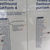 Photo taken at Platform 4 (E&#39;bound District) by Mervyn D. on 4/18/2017