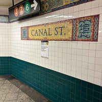 Photo taken at MTA Subway - Canal St (A/C/E) by Tanya P. on 9/24/2023