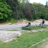 Photo taken at Woodland Park Dirt Bike Course by Shelley R. on 5/22/2022