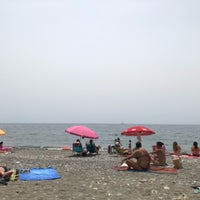 Photo taken at Playa de Baños del Carmen by Ecem O. on 6/23/2018