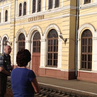 Photo taken at Ж/д вокзал Серпухов by George K. on 5/15/2013