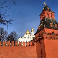 Photo taken at Taynitskaya Tower by Anastasia D. on 3/7/2014