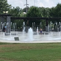 Photo taken at Piedmont Park Legacy Fountain by Tim T. on 6/15/2017