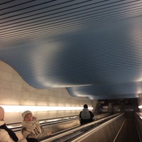 Photo taken at metro Delovoy Tsentr, line 8a by 🔊Александр🔊 on 1/6/2017
