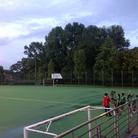 Photo taken at Nanyang Polytechnic Hockey Pitch by ahmad azhar a. on 11/9/2012