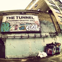 Photo taken at The Old Vic Tunnels by G O L D E Y on 5/14/2013
