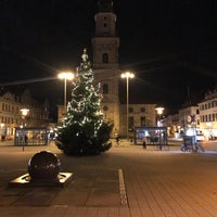 Photo taken at Hugenottenplatz by Maximilian S. on 12/27/2019