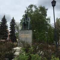 Photo taken at Памятник Ивану Никитину by Alexander W. on 5/5/2015