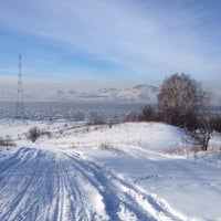 Photo taken at Гора над Маймой by Олеся М. on 1/12/2014