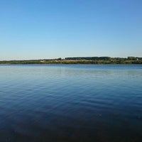 Photo taken at Зареченский пляж by Julia M. on 8/22/2015