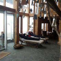 Photo taken at Art &amp; Ski-In Hotel Hinterhag by Morten P. on 2/27/2013
