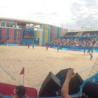 Photo taken at European Games Park Beach Arena by Бахшиев А. on 6/27/2015