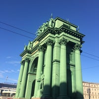 Photo taken at Остановка «Метро Нарвская» by Inna K. on 9/19/2016