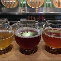 Photo taken at Cascade Brewing Barrel House by Brian M. on 10/27/2022