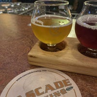 Photo taken at Cascade Brewing Barrel House by Brian M. on 10/27/2022