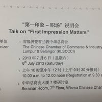 Wisma Chinese Chamber Auditorium In Kampung Datuk Keramat