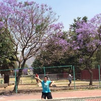 Photo taken at cancha de tenis by Pedro G. on 3/27/2014