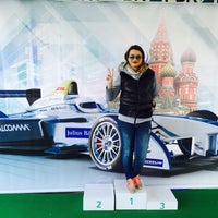 Photo taken at Formula E Moscow ePrix set-up by Tatyana🌹🌻🌷 on 6/6/2015