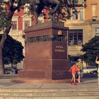 Photo taken at Halytska Square by Ibrahim on 8/13/2021