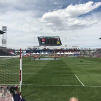 Photo taken at Colorado Rapids Supporters Terrace by Tim H. on 4/29/2018