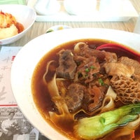 Photo taken at Chef Hung Taiwanese Beef Soup Noodle by Kathy P. on 11/23/2013