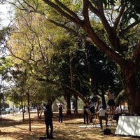 Photo taken at Praça Morungaba by Cesar F. on 8/11/2014