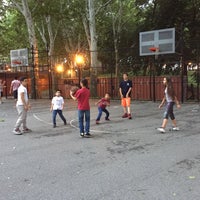 Photo taken at Astoria Park Basketball Courts by Forrest on 6/29/2015