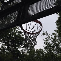 Photo taken at Astoria Park Basketball Courts by Forrest on 7/19/2014