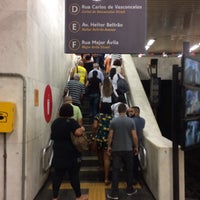 Photo taken at MetrôRio - Estação Saens Peña by Artur on 9/19/2016