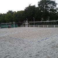 Photo taken at Beach Volleyball by Luděk Š. on 9/9/2014