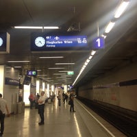 Photo taken at Bahnhof Wien Mitte by Çağdaş Hasan G. on 5/16/2015