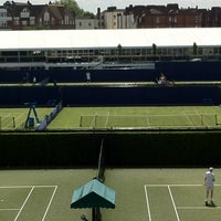 Photo taken at Queen&amp;#39;s Club - Court 1 by Yoyo Y. on 6/8/2013