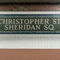 Photo taken at MTA Subway - Christopher St/Sheridan Square (1) by Sungam Y. on 9/26/2023