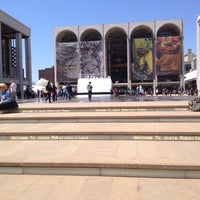 Photo taken at Josie Robertson Plaza (Lincoln Center Plaza) by Jeanette C. on 4/27/2013