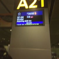 Photo taken at Gate A21 by Wacim G. on 12/16/2016