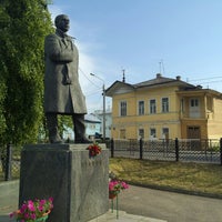 Photo taken at Памятник Н. М. Рубцову by Eugene B. on 6/24/2013