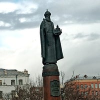 Photo taken at Памятник Даниилу Московскому by Ivan on 4/3/2021