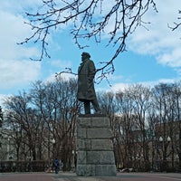 Photo taken at Памятник В. И. Ленину by Ivan on 4/3/2021