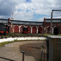 Photo taken at паровозная экскурсия локомотивное депо by Юрий Л. on 7/5/2014
