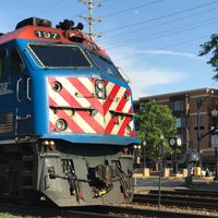 Photo taken at Metra - Downers Grove Main Street by Chris H. on 8/1/2017