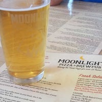 Photo taken at Moonlight Pizza &amp;amp; Brewpub by November on 10/9/2021