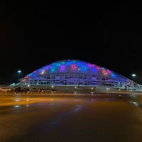 Photo taken at Fisht Olympic Stadium by Lina M. on 10/18/2021