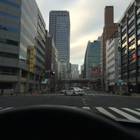 Photo taken at Kabutocho Intersection by Masashi S. on 1/3/2016