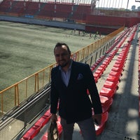Photo taken at Stadion Bojan Majić | FK Voždovac by Abdullah Y. on 4/15/2016