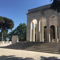 Photo taken at Mausoleo Ossario Gianicolense by Victoria V. on 7/3/2016