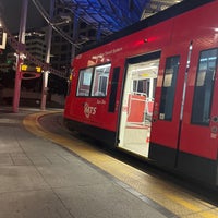 Photo taken at America Plaza Trolley Station by Nella V. on 11/8/2022